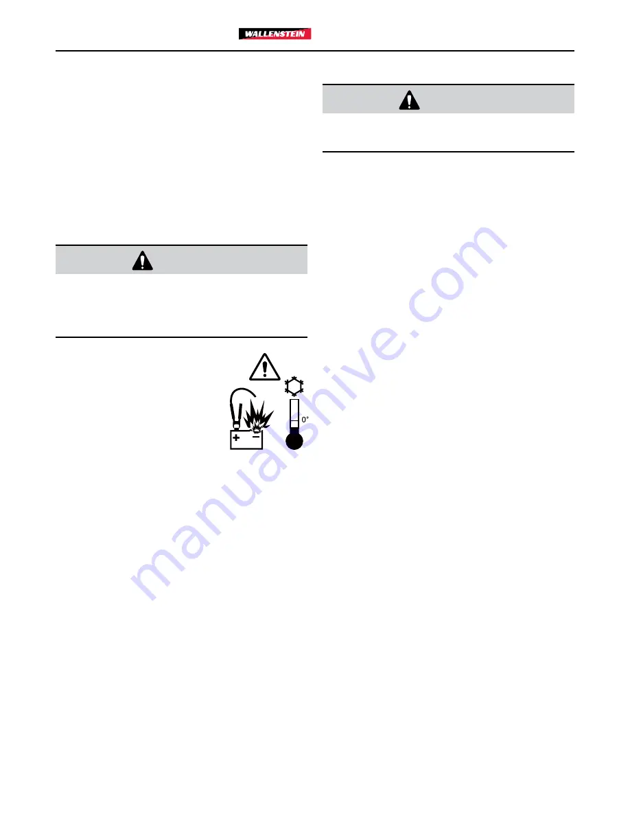 Wallenstein BXT Series Operator'S Manual Download Page 10