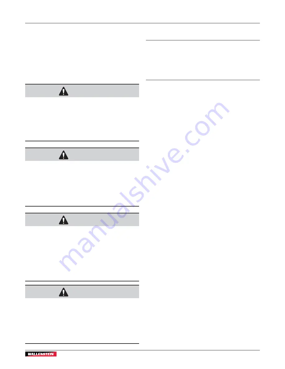 Wallenstein BXT36S Operator'S Manual Download Page 25