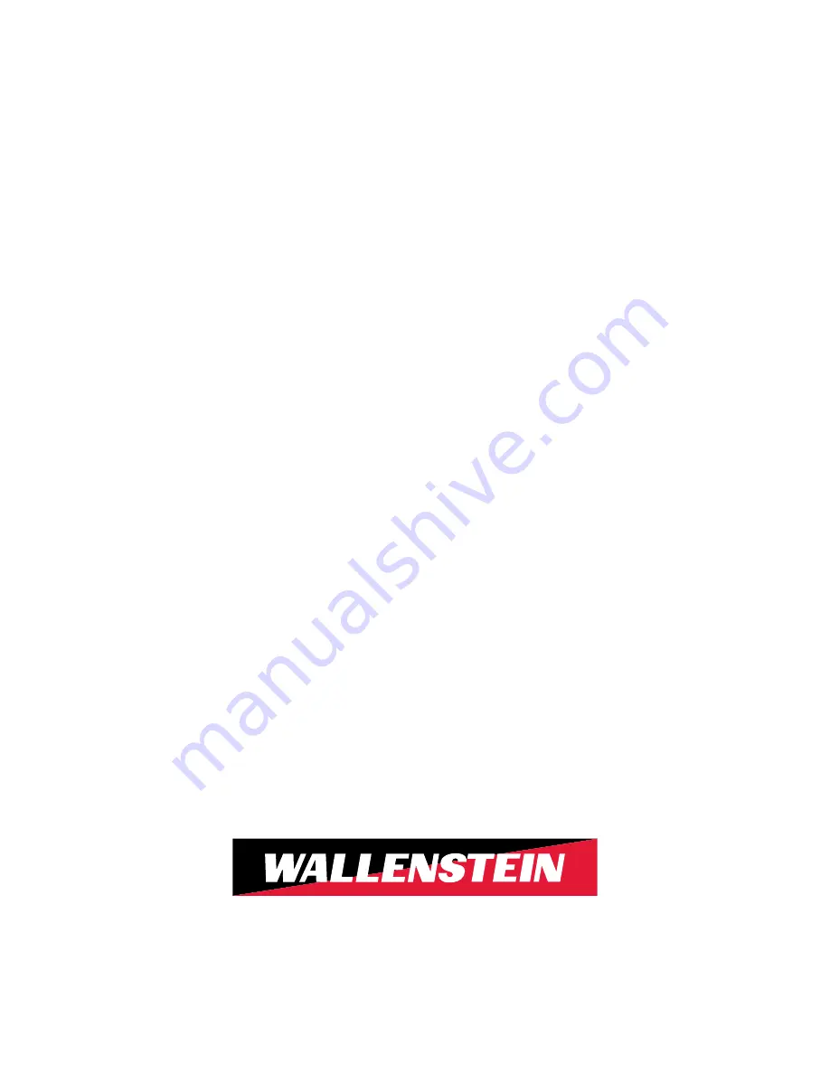 Wallenstein QC620 Operator'S Manual Download Page 36