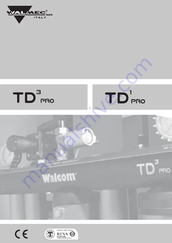 WALMEC TD3 PRO Скачать руководство пользователя страница 1