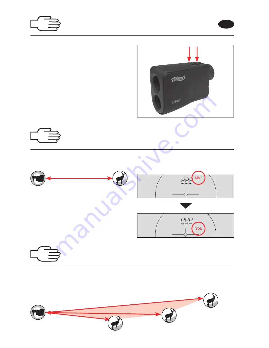 Walther LRF400 Operating Instructions Manual Download Page 8