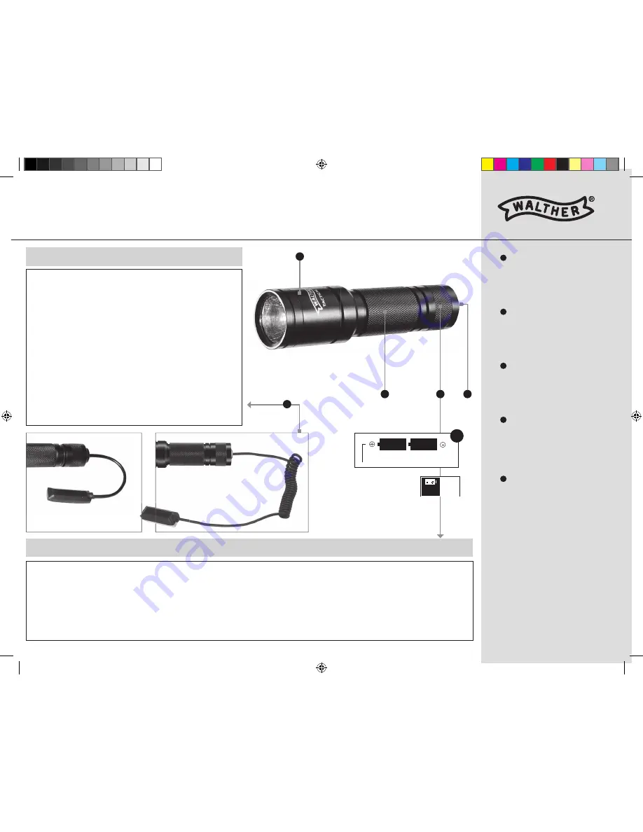 Walther TACTICAL PRO Instruction Manual Download Page 1