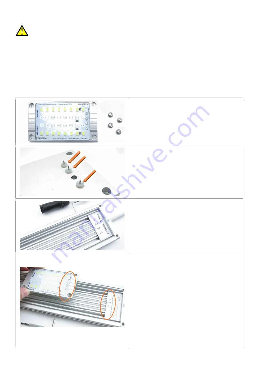 Waltron daytime matrix module WW Скачать руководство пользователя страница 15