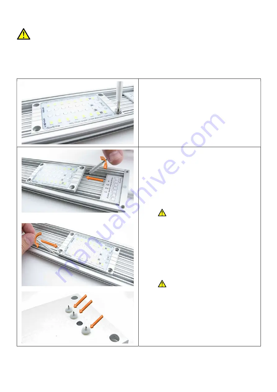 Waltron daytime matrix module WW Скачать руководство пользователя страница 17