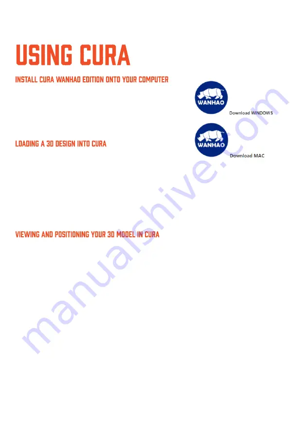 WANHAO D12 300 User Manual Download Page 30