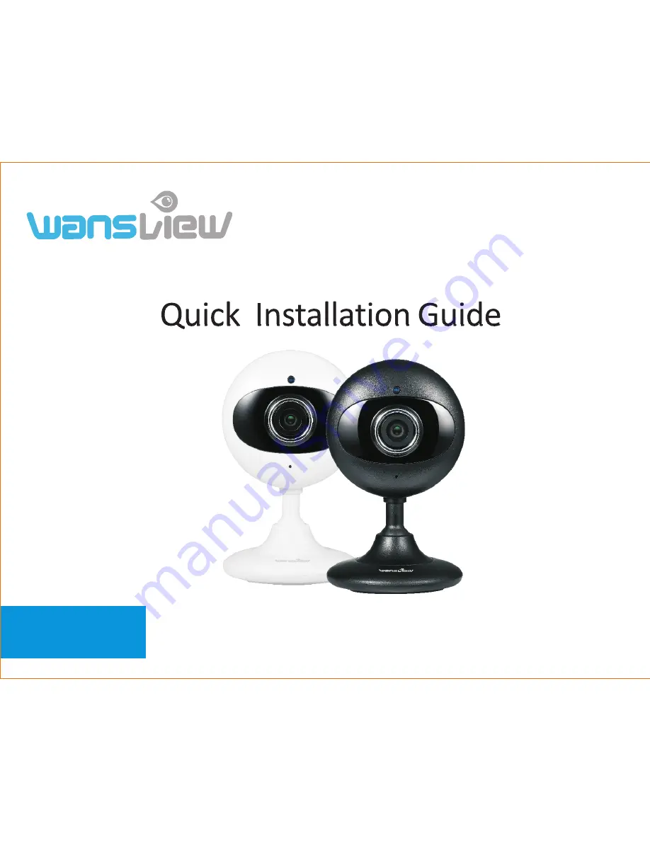 Wansview 703GC Quick Installaion Manual Download Page 1