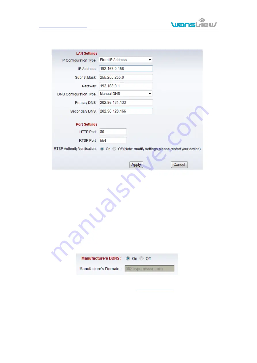 Wansview M SERIES User Manual Download Page 14