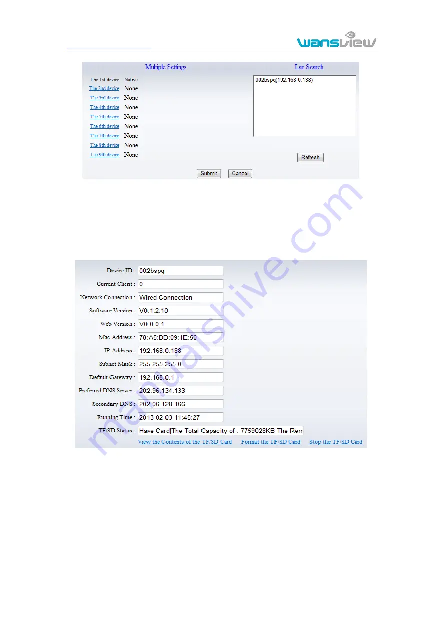 Wansview M SERIES User Manual Download Page 20