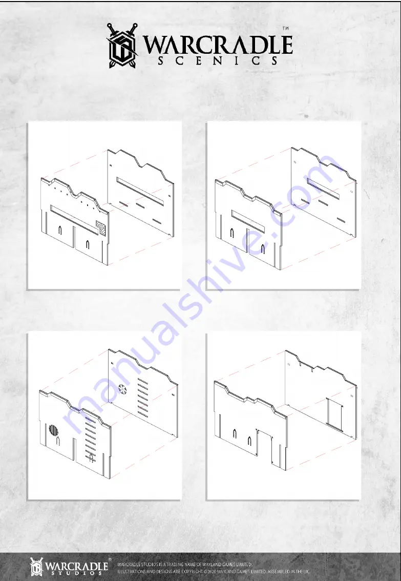 WARCRADLE STUDIOS Omega Defence Assembly Manual Download Page 1