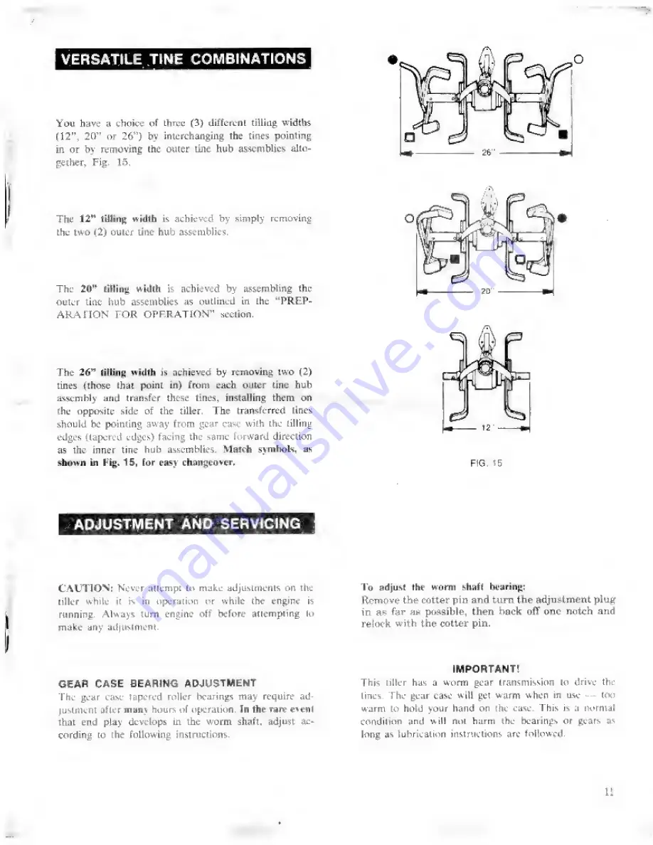 Ward GIL-39007A Owner'S Manual Download Page 11