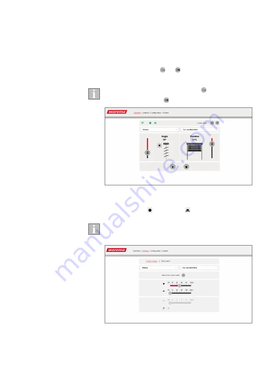 WAREMA WMS WebControl Manual Download Page 22