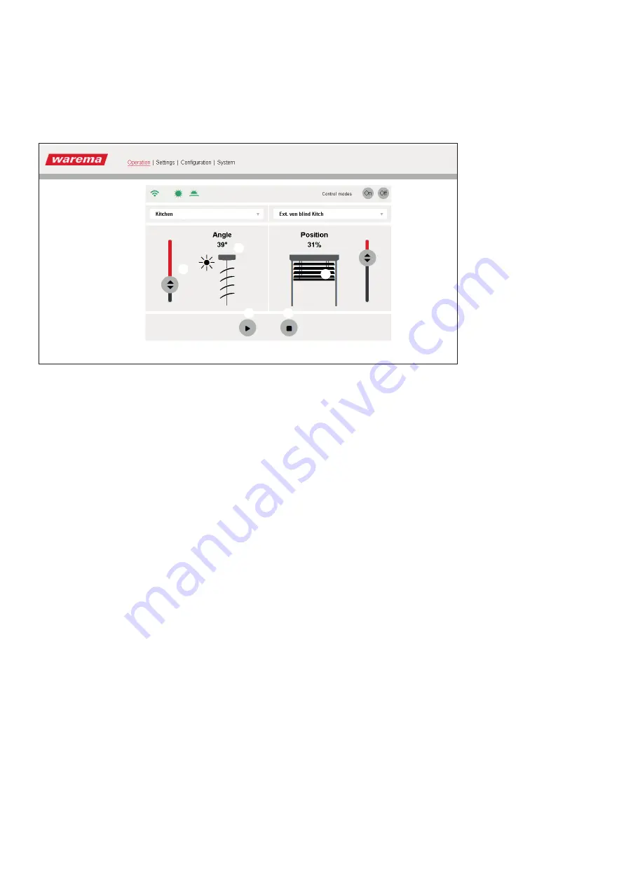 WAREMA WMS WebControl Manual Download Page 28