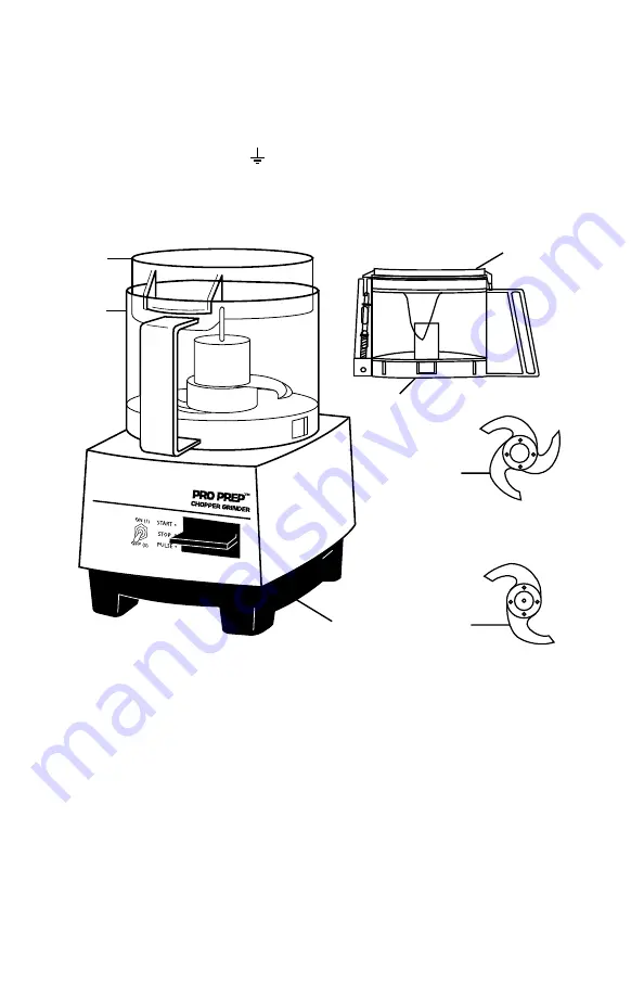 Waring PRO PREP WCG75E/K Скачать руководство пользователя страница 9