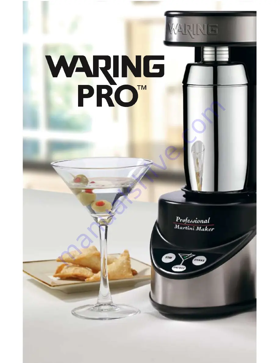 Waring PRO WM007 Series Instruction And Recipe Book Download Page 1