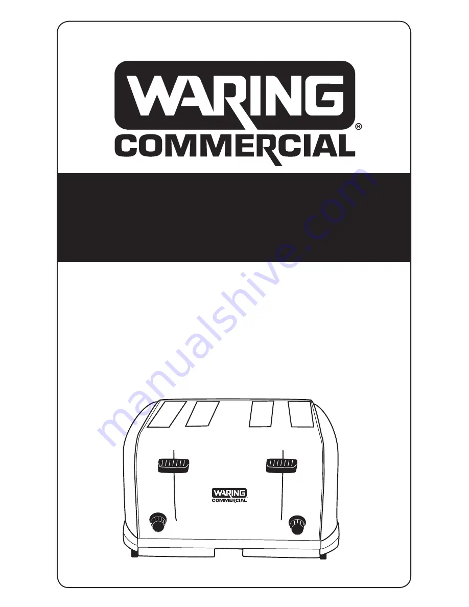 Waring WCT708 Скачать руководство пользователя страница 1