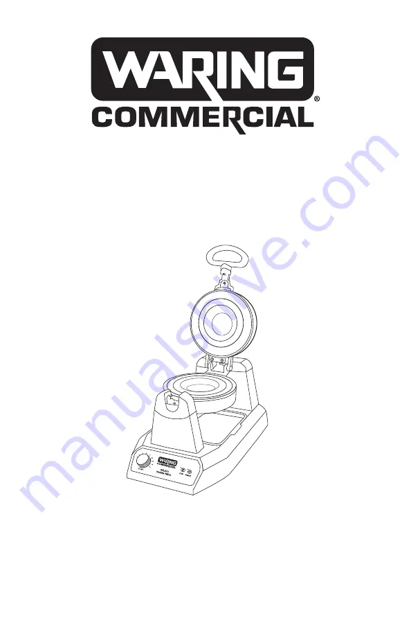 Waring WICSP180 Instruction Book Download Page 1