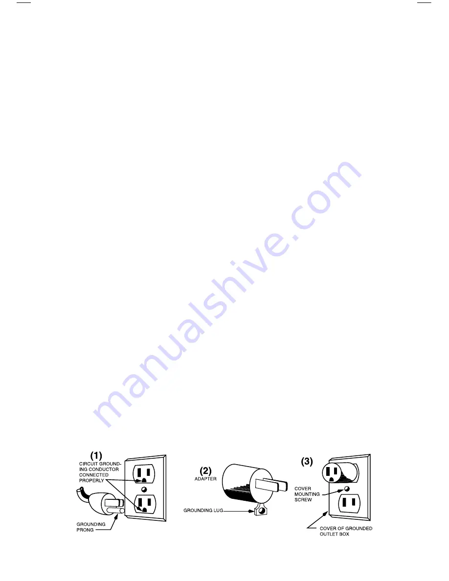 Waring WSC160 User Manual Download Page 3