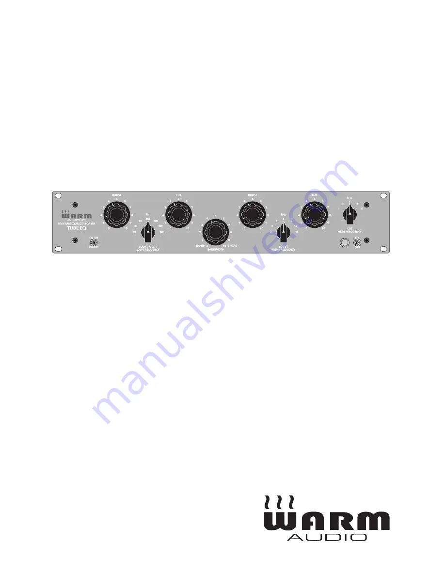 Warm Audio EQP-WA User Manual Download Page 1