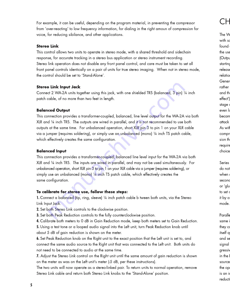 Warm Audio WA-2A Manual Download Page 6