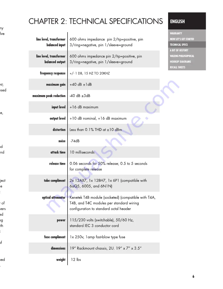 Warm Audio WA-2A Manual Download Page 7