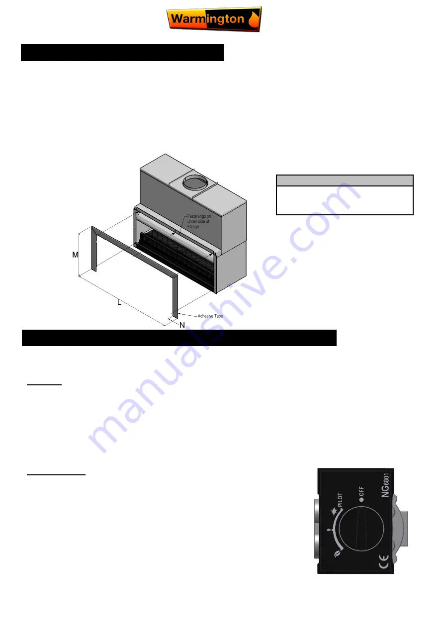 Warmington EG 1250 Installation Instructions Manual Download Page 16