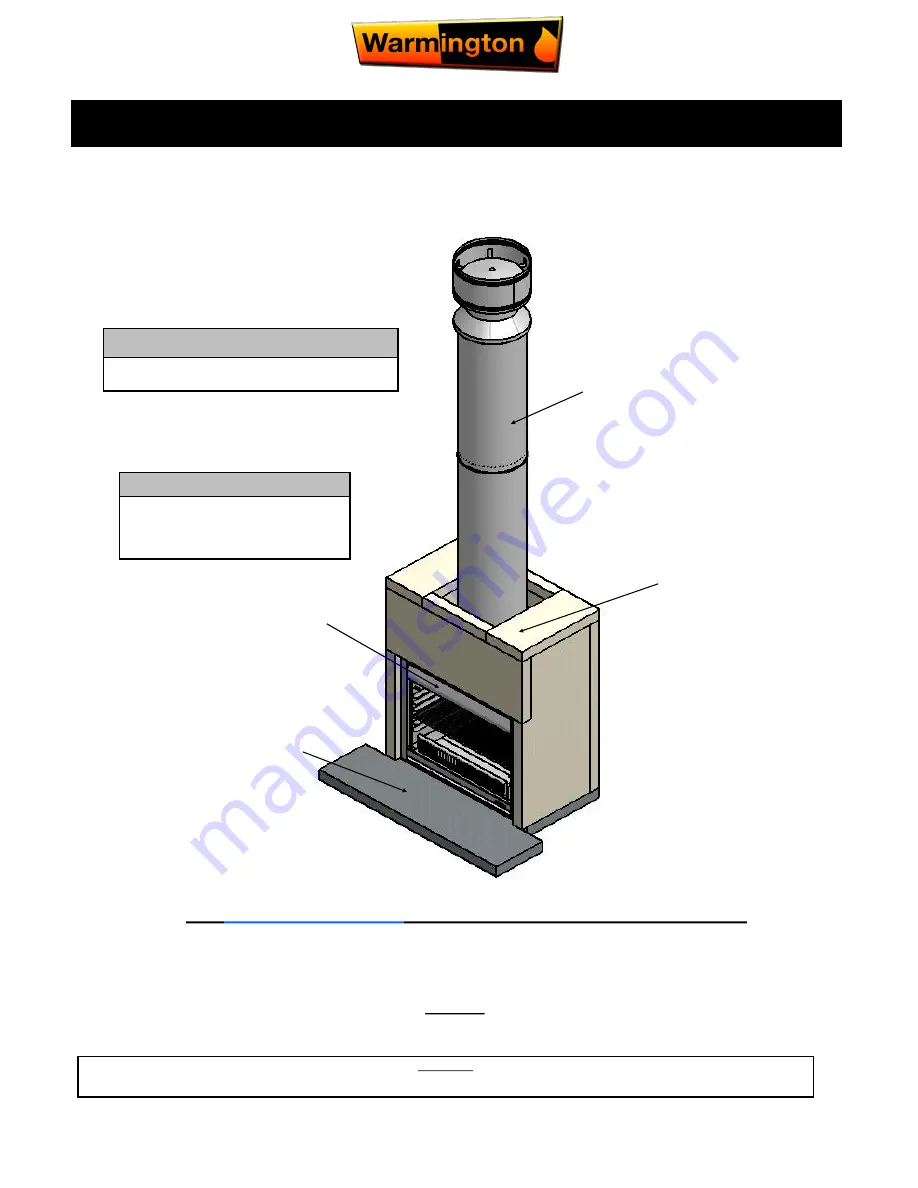 Warmington Nouveau BBQ 900 Installation Instructions Manual Download Page 1