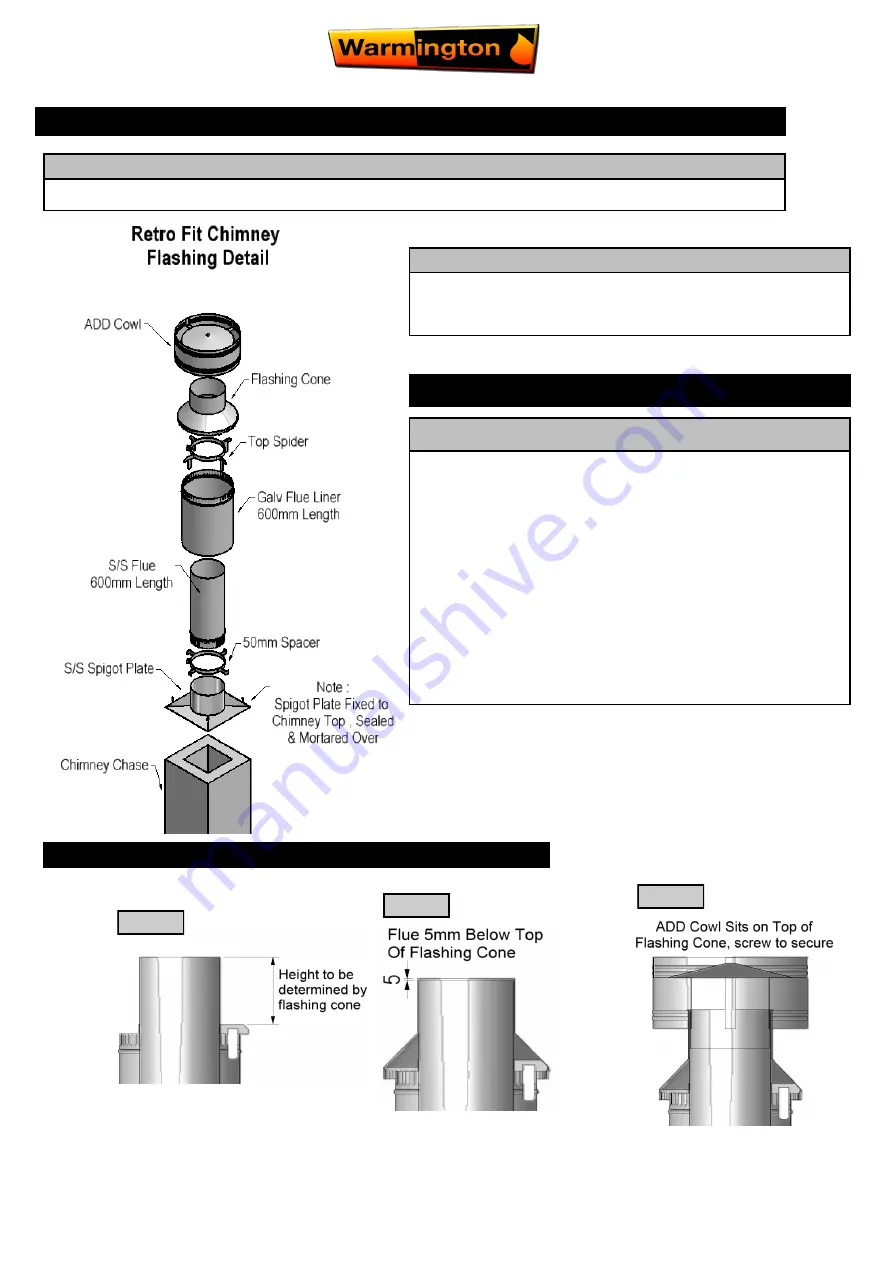 Warmington SG-EG 1100 Installation Instructions Manual Download Page 10