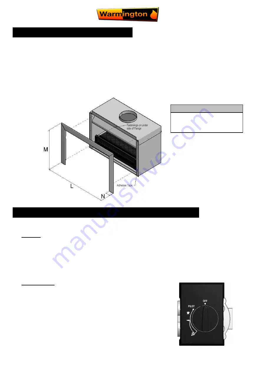 Warmington SG-EG 1100 Installation Instructions Manual Download Page 18