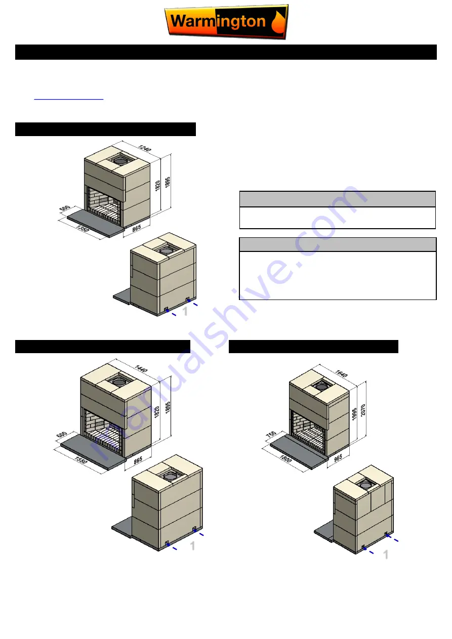 Warmington TFG 800 Installation And Operating Instructions Manual Download Page 12