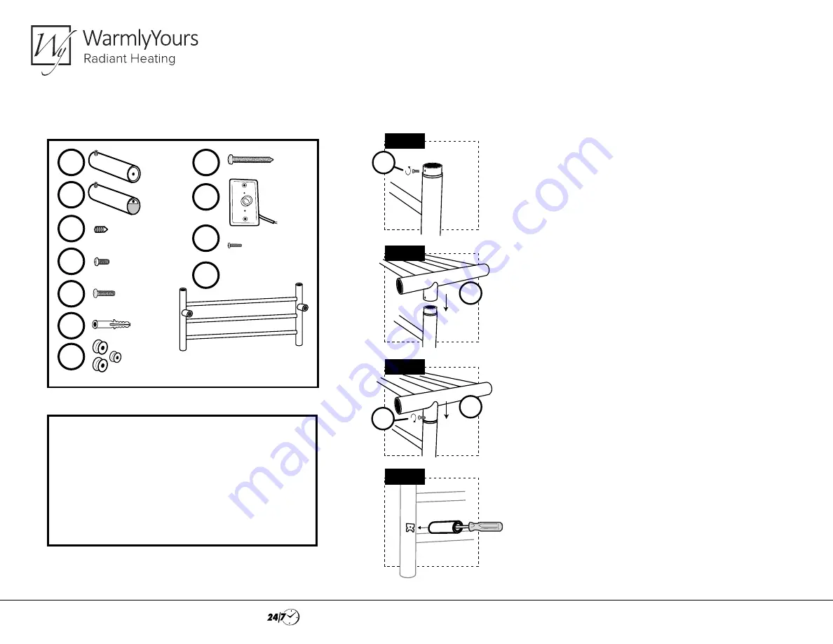 WarmlyYours TWS1-HRN08 Installation Manual Download Page 2