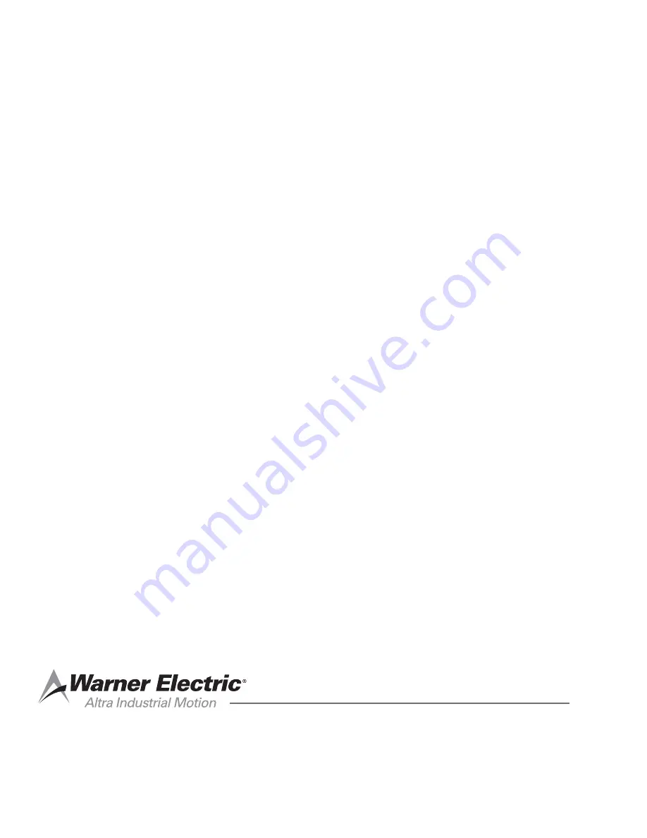 Warner Electric MCS-204 Скачать руководство пользователя страница 24