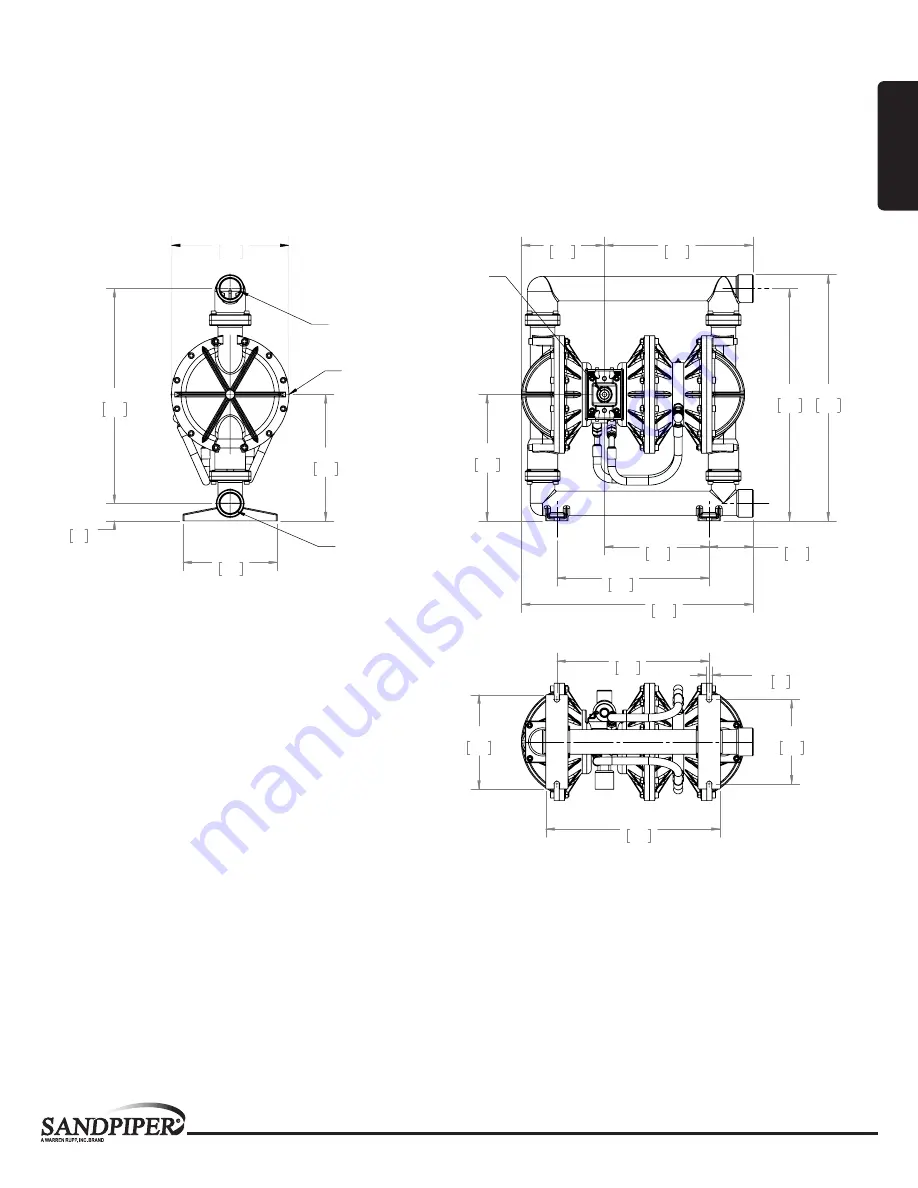Warren rupp SANDPIPER HP20 Service & Operating Manual Download Page 7