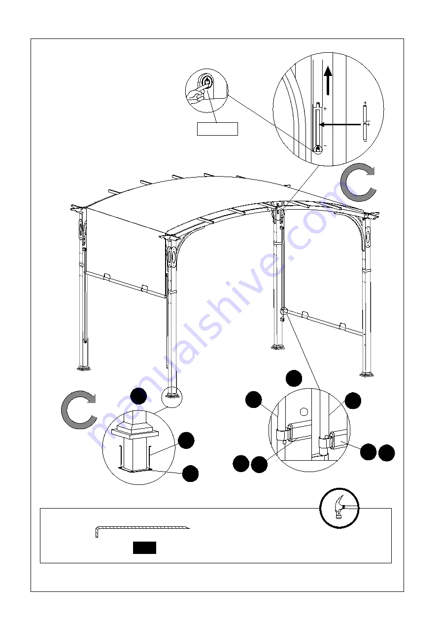 Warren Pergola HFZP04010 Скачать руководство пользователя страница 15