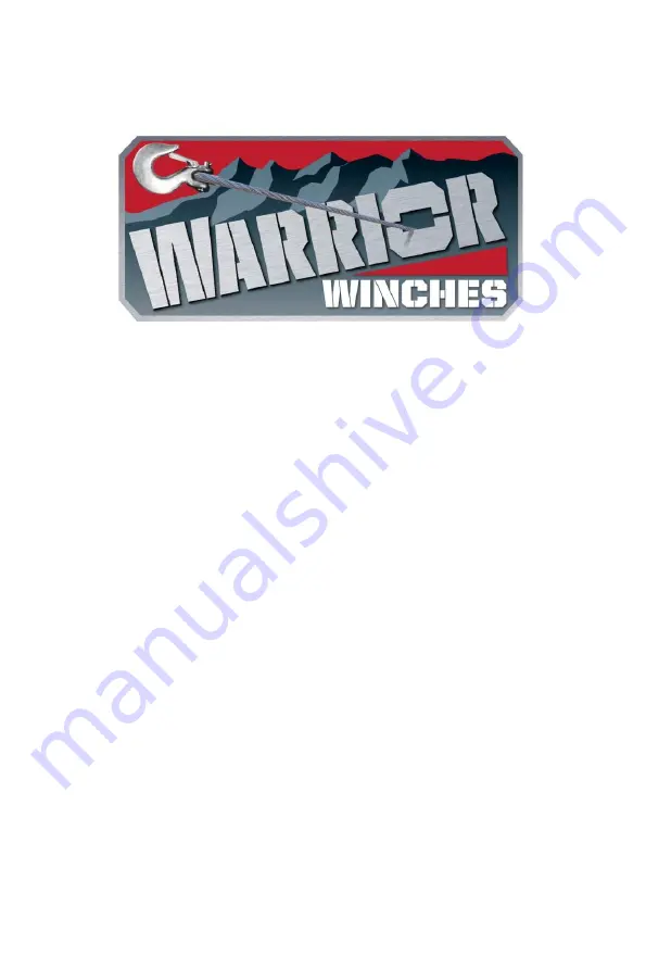 Warrior Winches 8000 Скачать руководство пользователя страница 1