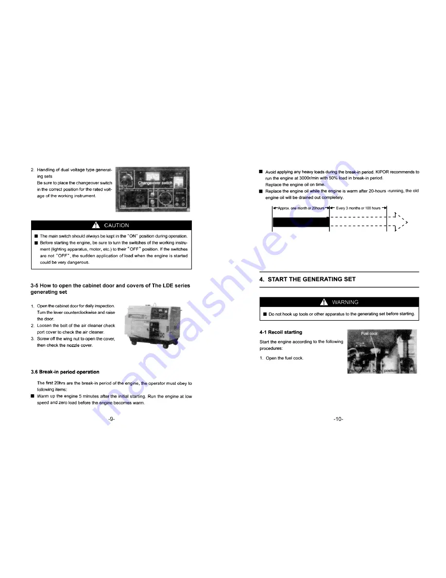 WARRIOR KDA6700TA Operation Manual Download Page 7