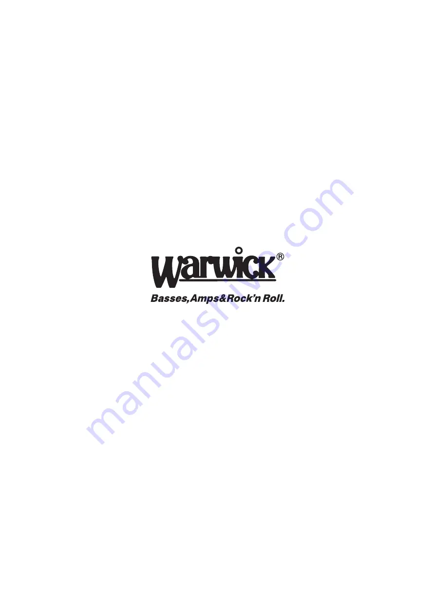 Warwick Hellborg User Manual Download Page 1