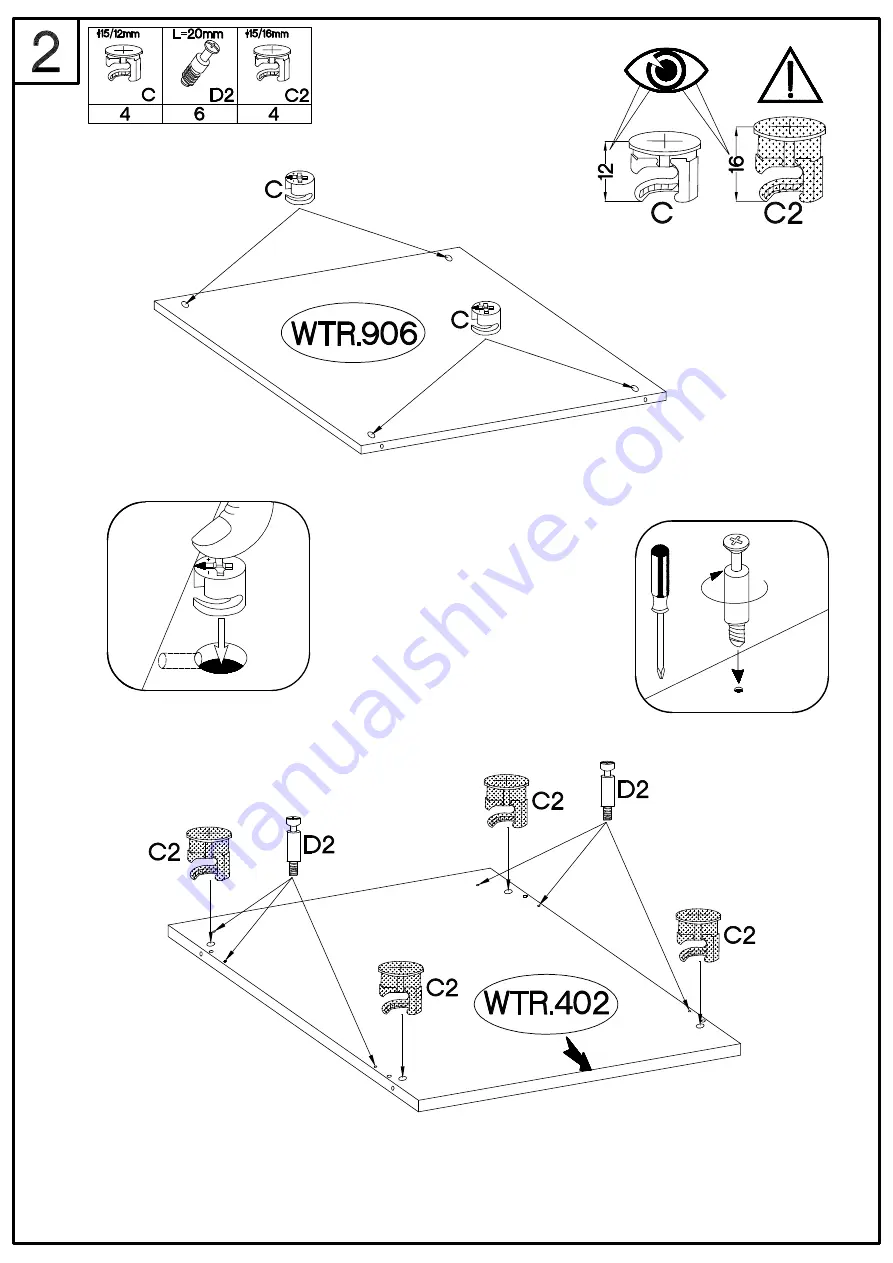 WASHTOWER WSCN061 Assembling Instruction Download Page 30