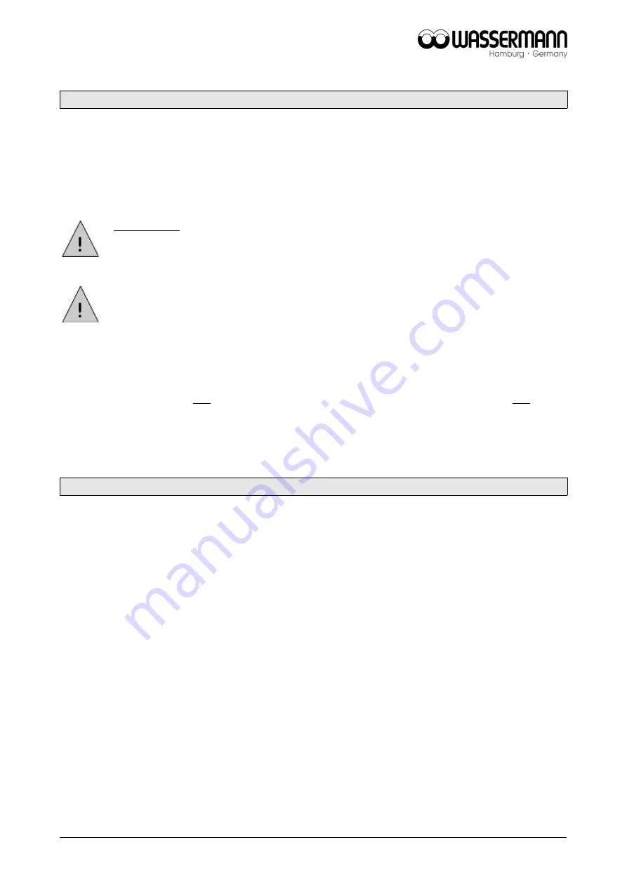 Wassermann Dental-Maschinen 169991 User Manual Download Page 6