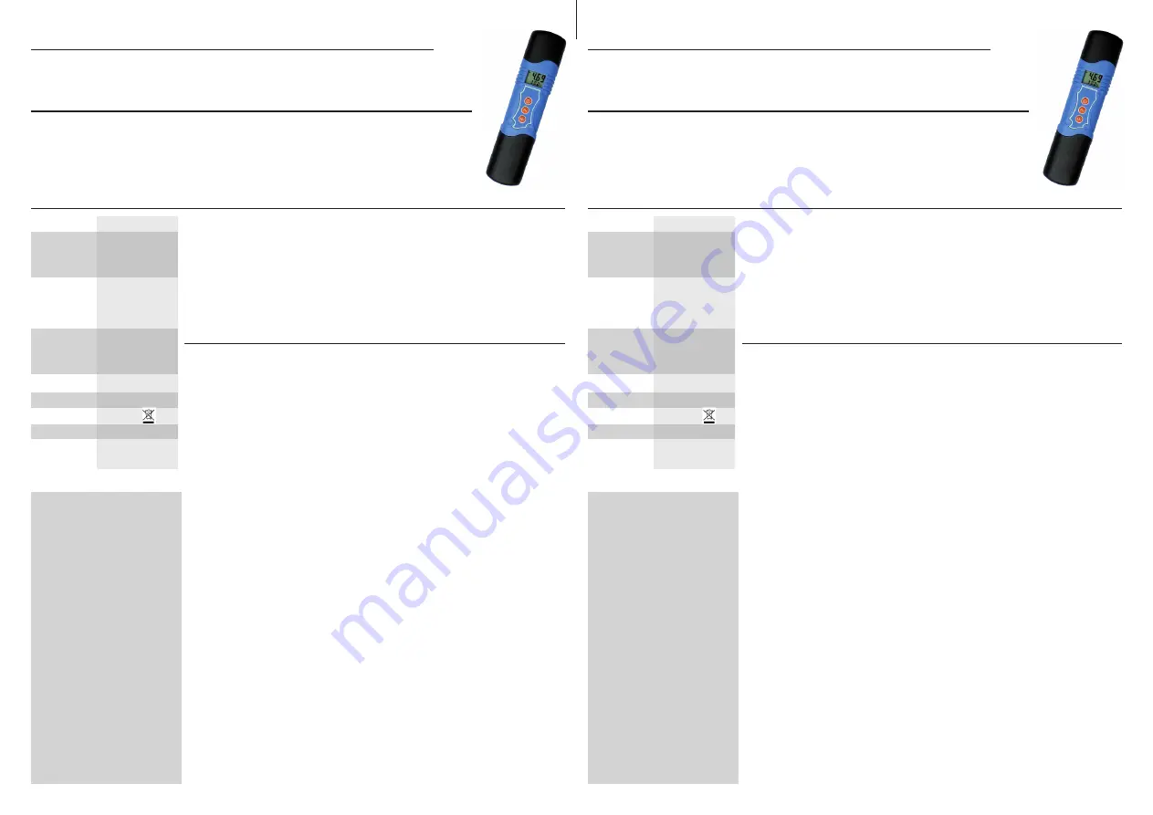 Water I.D. FT 40 Manual Download Page 1