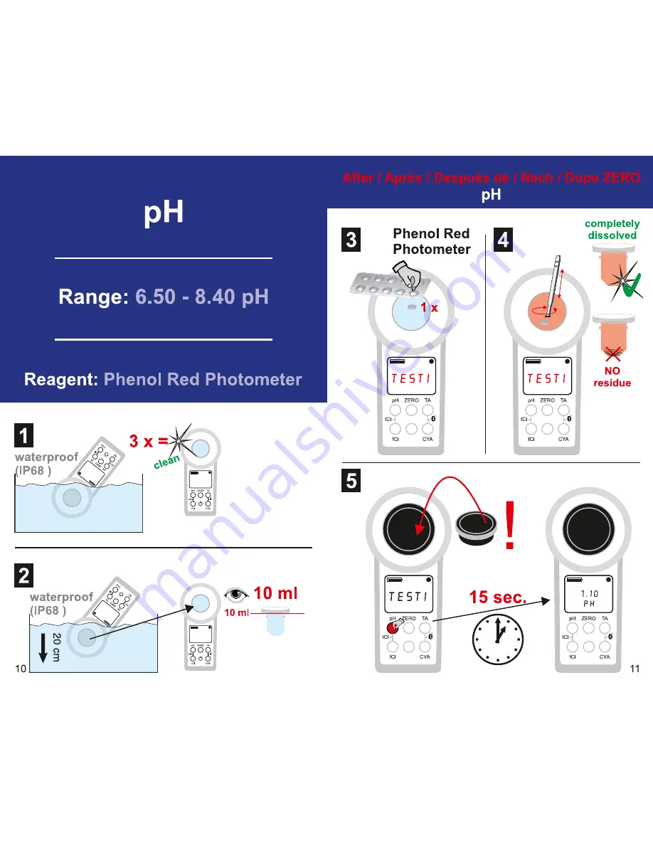 Water I.D. Pool Lab 1.0 User Manual Download Page 6