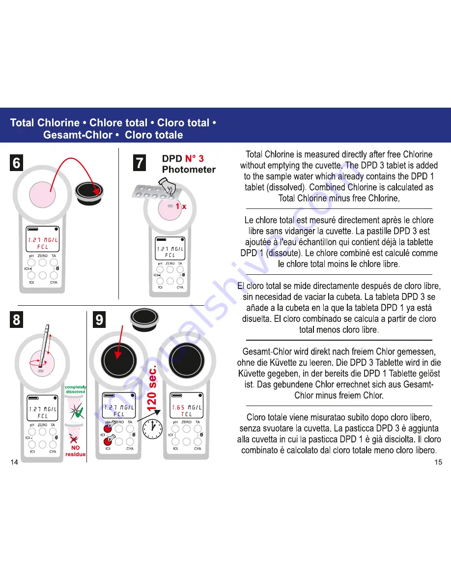 Water I.D. Pool Lab 1.0 User Manual Download Page 8