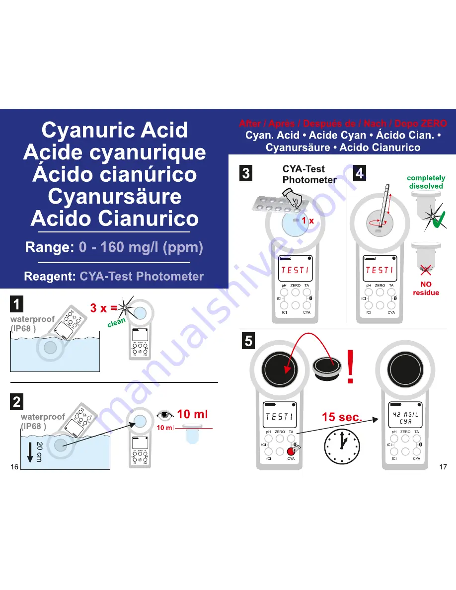 Water I.D. Pool Lab 1.0 User Manual Download Page 9