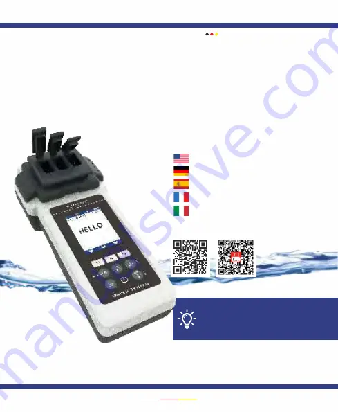 Water I.D. Water Tester Скачать руководство пользователя страница 1