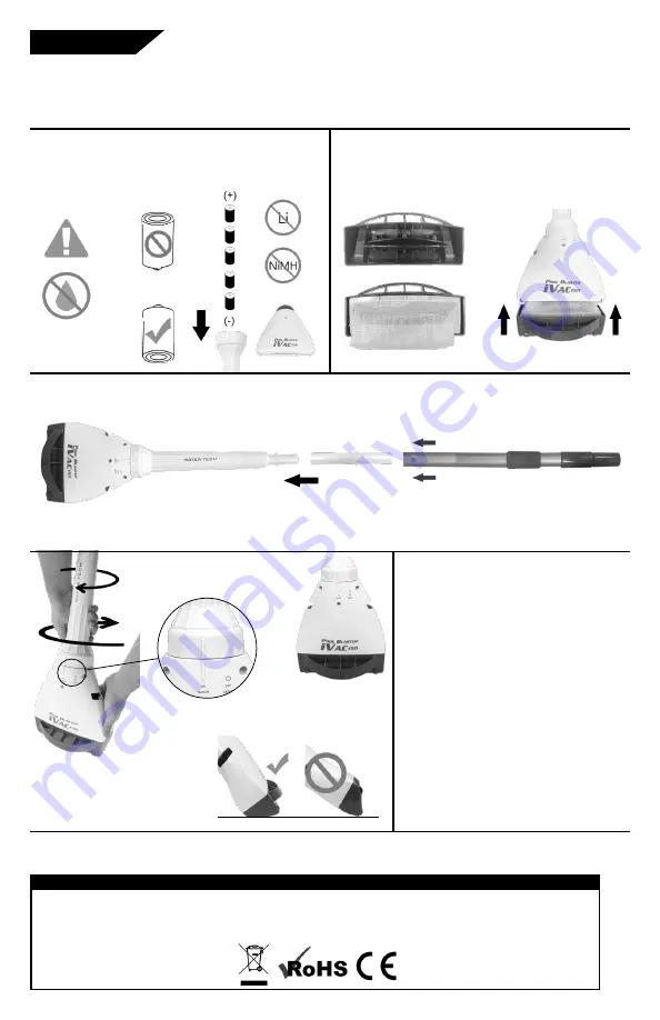 Water Tech Pool Blaster iVac 150 Скачать руководство пользователя страница 14