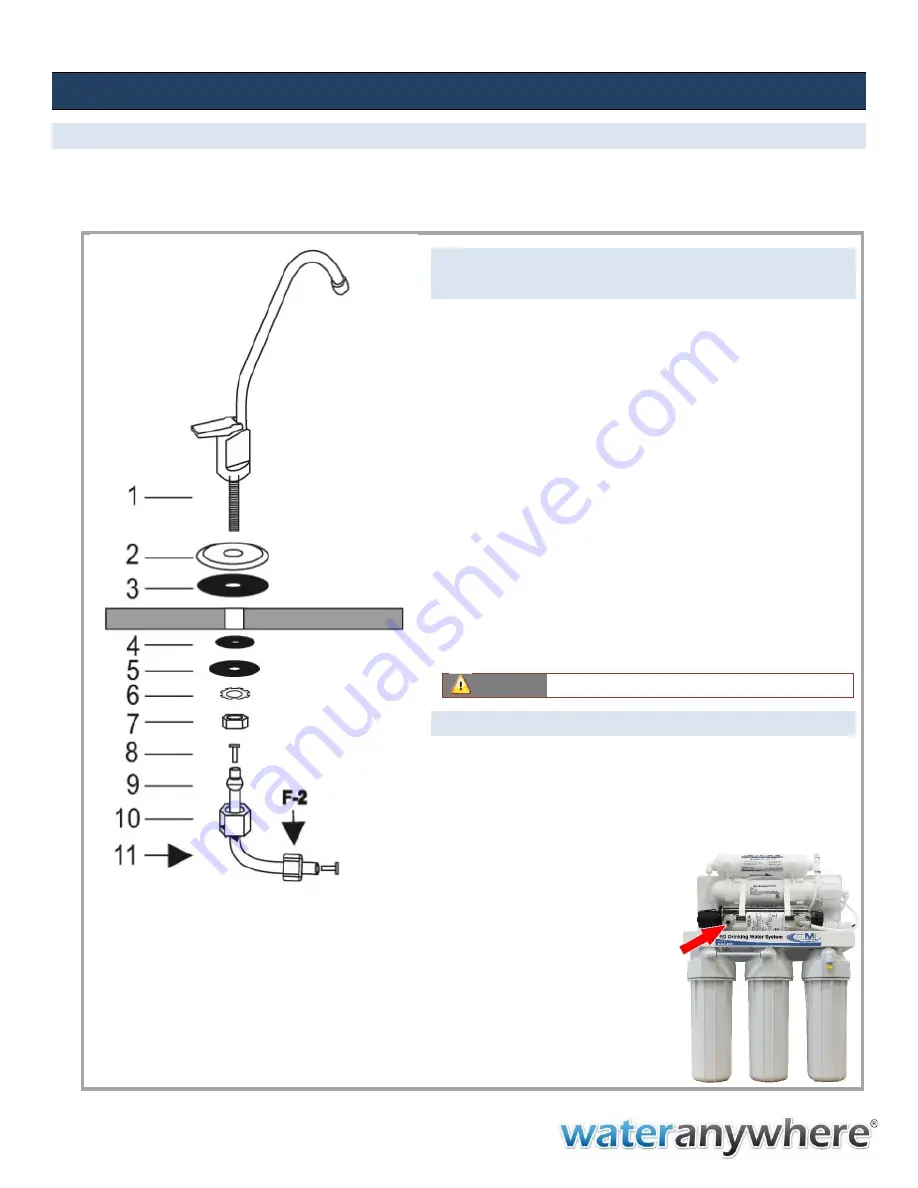 Wateranywhere AAA-RO100PUVW Manual For Installation, Operation And Maintenance Download Page 9