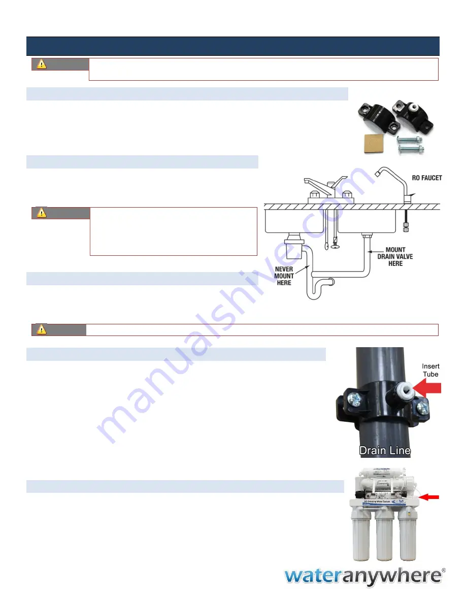 Wateranywhere AAA-RO100PUVW Manual For Installation, Operation And Maintenance Download Page 10