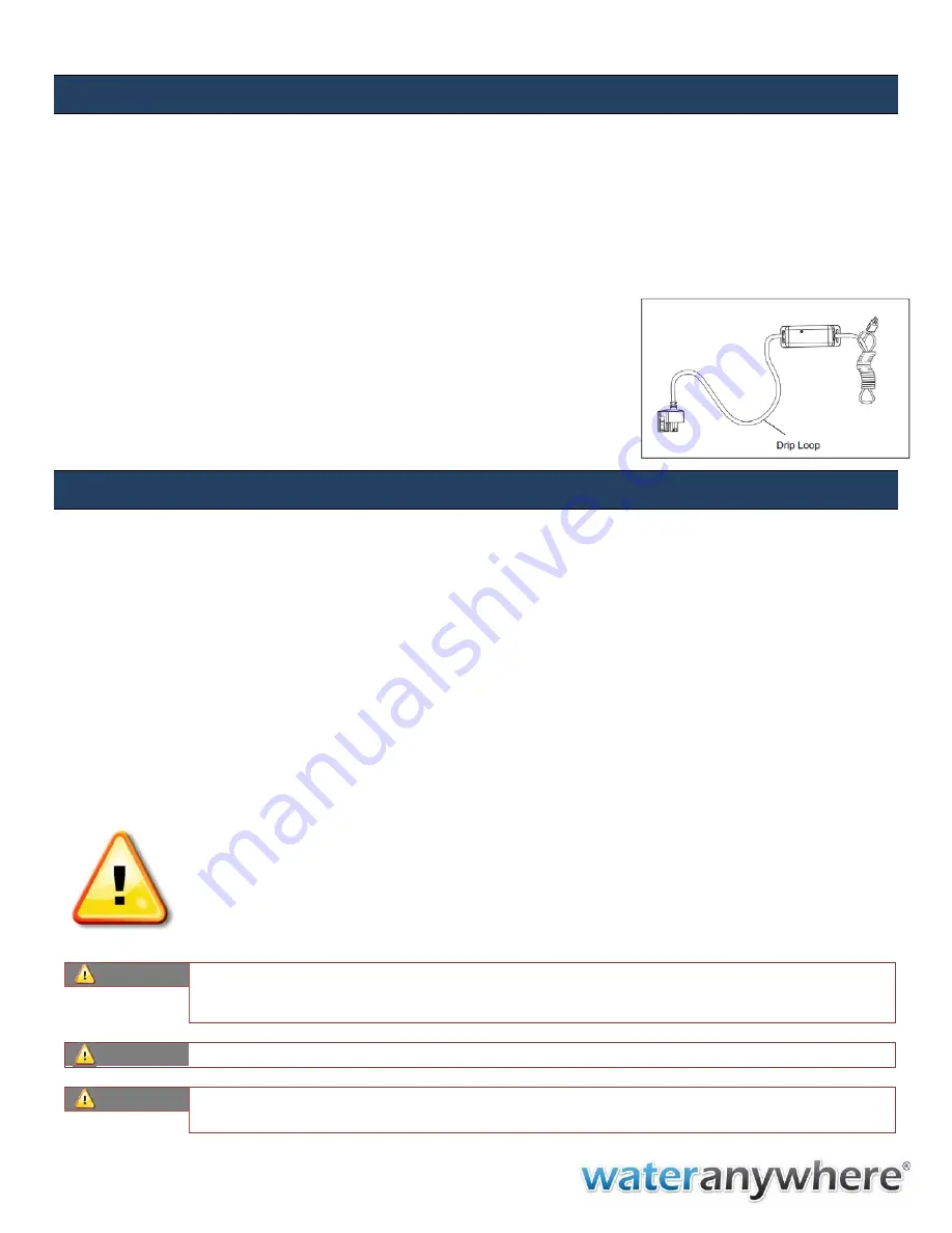 Wateranywhere AAA-RO100PUVW Manual For Installation, Operation And Maintenance Download Page 13