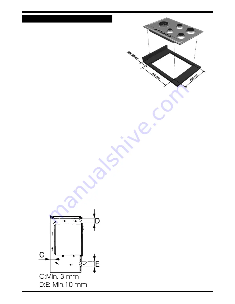 Waterford Gas Hob Installation Manual Download Page 6