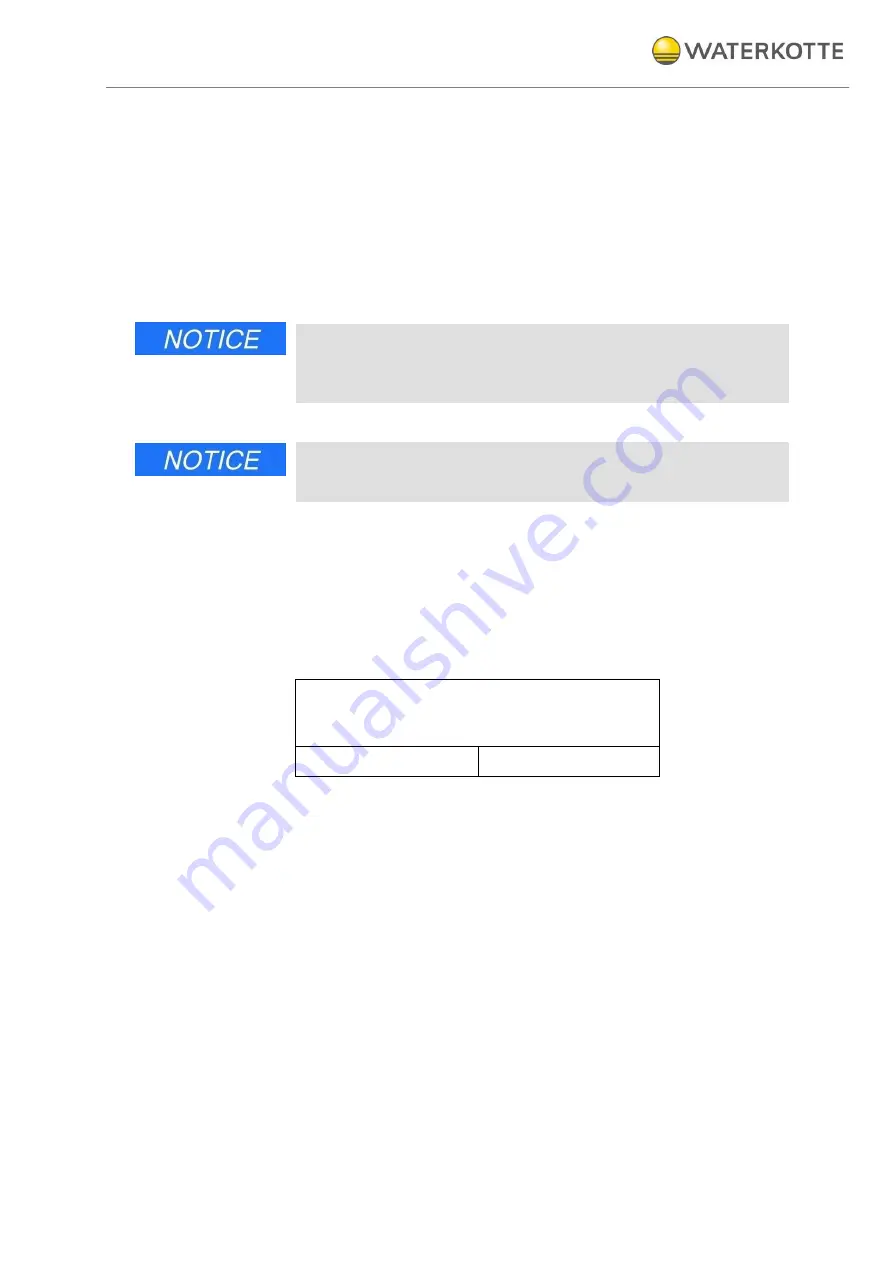 WATERKOTTE Basic Line BS 7010 Planning And Installation Manual Download Page 12