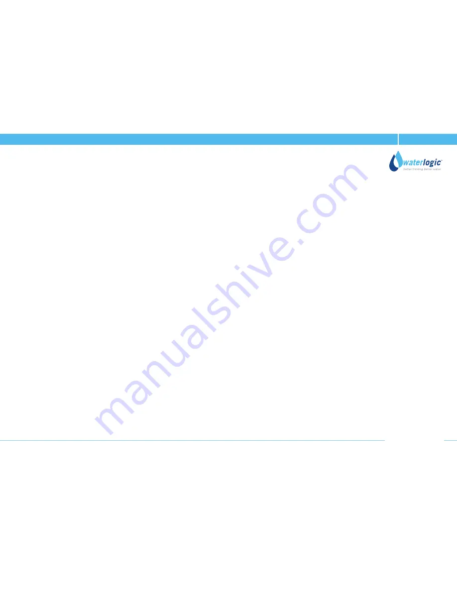 WaterLogic WL3000 Technical Manual Download Page 14